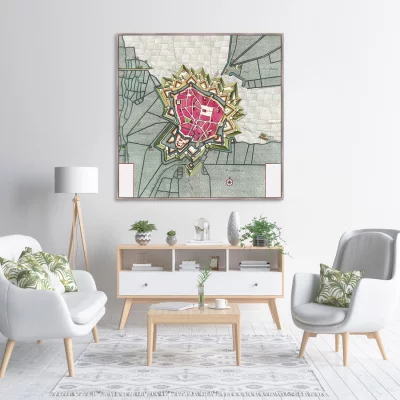 Постер Bethune Artois province France 105X105 CM 3
