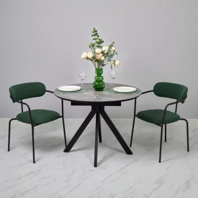 Комплект из 2 стульев Ant букле зелёный 58X54X79 CM 21