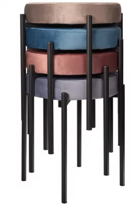 Табурет штабелируемый Bug 45X45X49 CM тёмно-бирюзовый 3