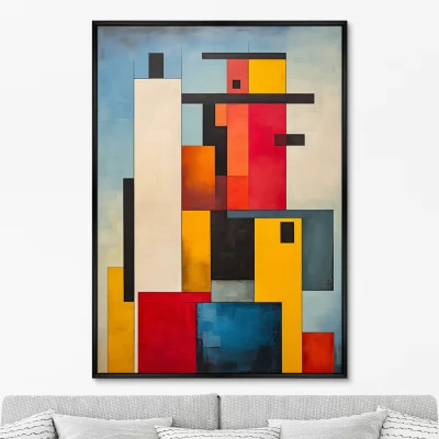 Постер на холсте Urban paints 75X105 CM 6