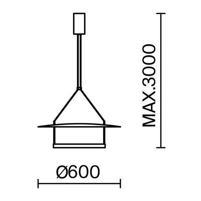 Подвесной светильник Atmosfera 60X315 CM 10