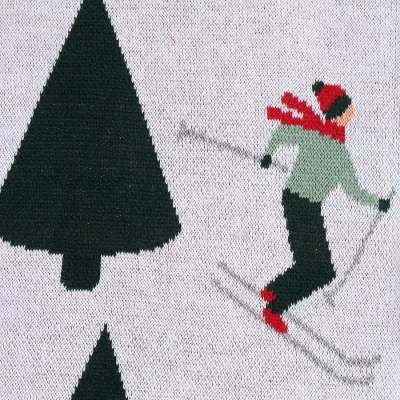 Плед из хлопка Let's Ski 130X180 CM 4