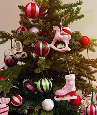 Набор из четырёх ёлочных украшений Christmas Jewels 10 CM 4