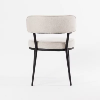 Стул Бодрум светло-бежевая ткань черные ножки 53X68X75 CM 5
