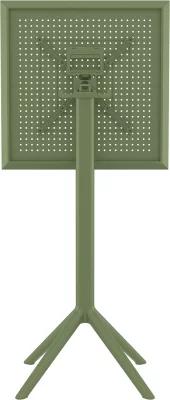 Стол пластиковый барный Sky Folding Bar 60X60X108 CM зелёный 3
