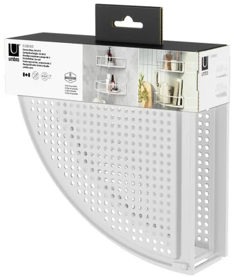 Набор из двух угловых полок Cubiko 23X23X8 / 23X23X8 CM 8