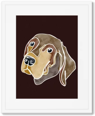 Диптих Happy dogs No2 42X52 / 42X52 CM 3