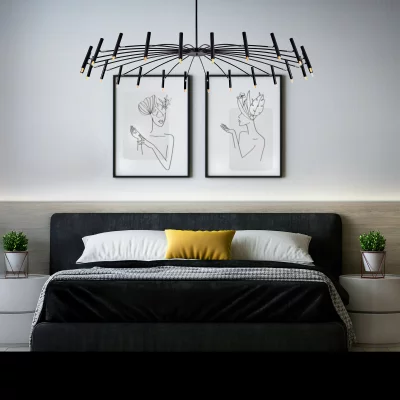 Люстра Chorus FR5570PL-24B 180X180X77 CM 9