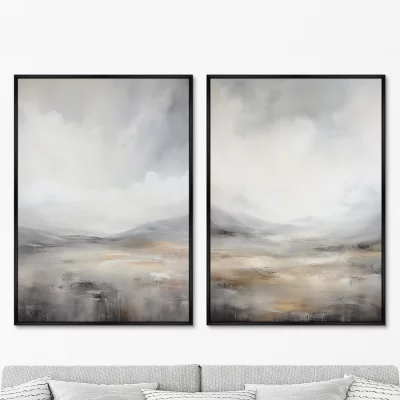 Диптих Grey Foothills 75X105 / 75X105 CM 8