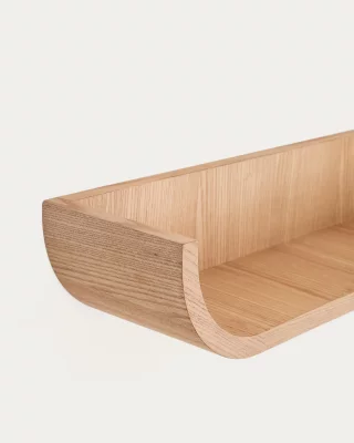Полка из ламинированной фанеры Salaya из ясеня, натуральное покрытие 60X12 CM 3