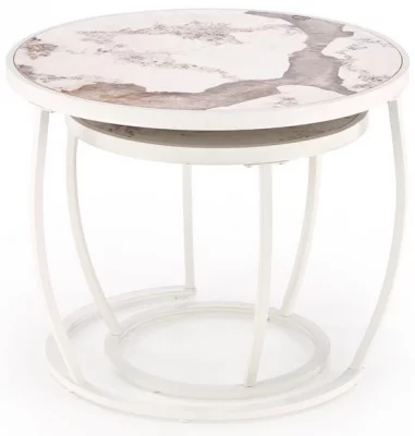 Комплект из двух столиков Ines 62X62X50 / 47X47X43 CM 3