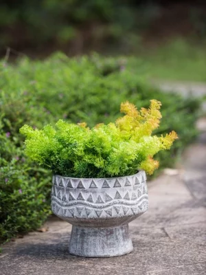 Декоративное кашпо из терракоты 25X25X21 CM 16