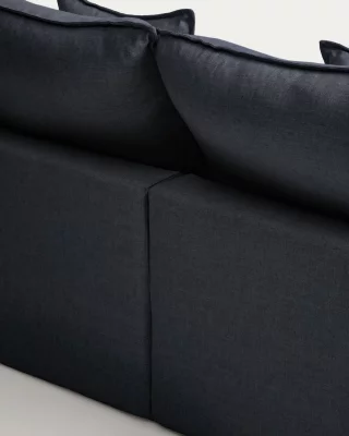 Модульный диван на 2 места Anarela с чехлом Dark Grey 180X107X64 CM 5