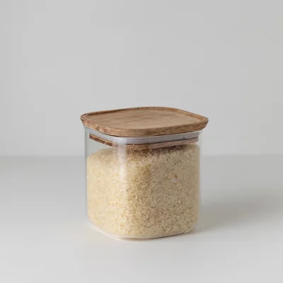 Банка для хранения квадратная glass acacia, 800 мл 3