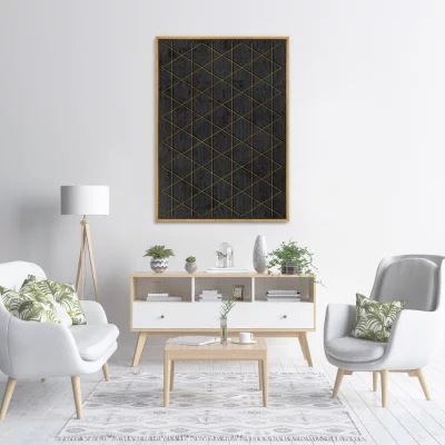 Постер на холсте The Line ornament 75X105 CM 3