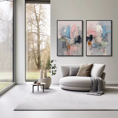 Набор из двух постеров на холсте Vivid memories of Summer 75X105 / 75X105 CM 4