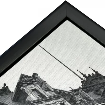 Репродукция на холсте Architecture Сurves of large arches 75X105 CM 4