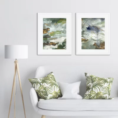 Диптих Storm over the river 42X52 / 42X52 CM 4
