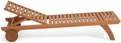 Шезлонг из массива эвкалипта Beila 180X65X29-68 CM 3