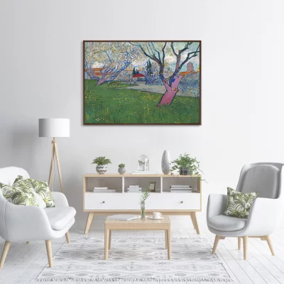 Постер View of Arles with Trees in Blossom 105X75 CM 3