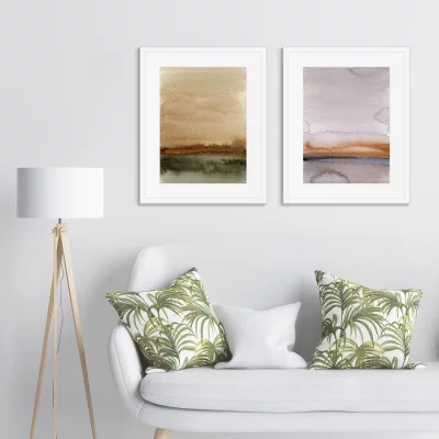 Набор из двух постеров Landscape coast view 42X52 / 42X52 CM 4