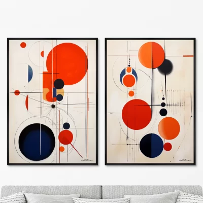 Набор из двух постеров на холсте Quantum Leap 75X105 / 75X105 CM 8