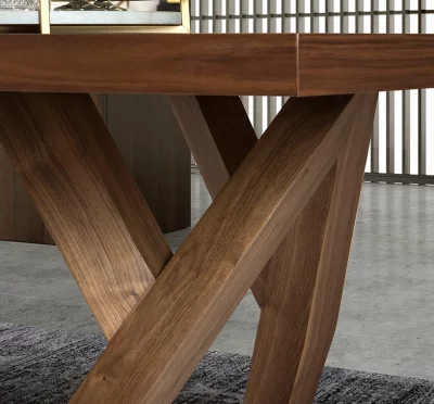 Стол обеденный Eleganta Din Lemn 200X110X75 CM 6