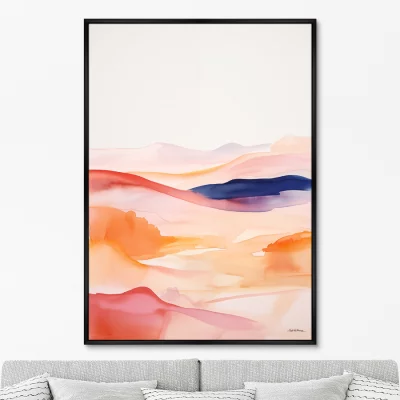 Постер на холсте Spilled ​​Colors 75X105 CM 6