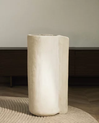 Ваза из папье-маше Mireni бежевая 31X25X67 CM 3