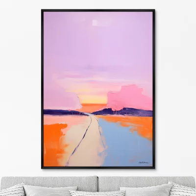 Постер на холсте Purple and Pink 75X105 CM 6
