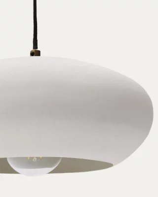 Потолочный металлический светильник Inda в белом цвете 30 CM 4