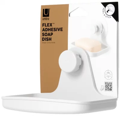 Мыльница для душа настенная Flex Adhesive 13X10X9 CM 10