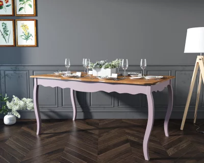 Раскладывающийся обеденный стол Леонтина Лаванда 200X90X77 CM 4