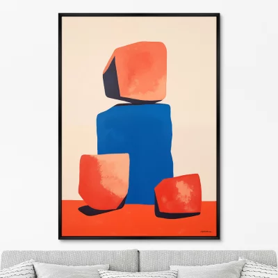 Постер на холсте Colors and stones 75X105 CM 6