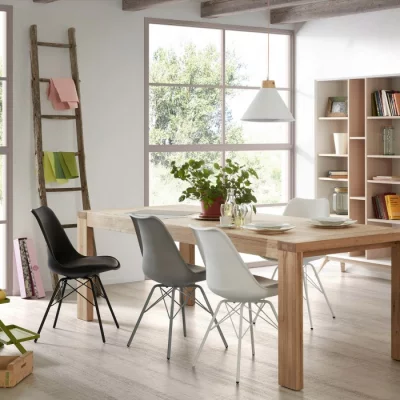 Стильный стул Lars 86X48X56 CM серый 6