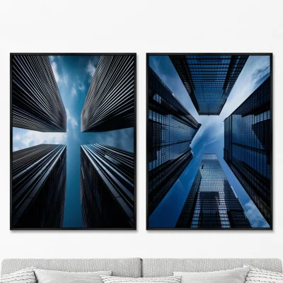 Набор из двух постеров на холсте Urban Landscape 75X105 / 75X105 CM 8