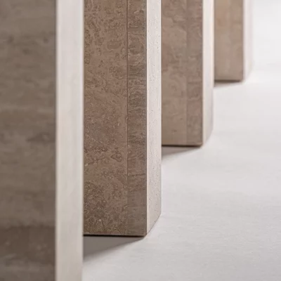Консоль из травертина Thiennes 150X35X80 CM 4