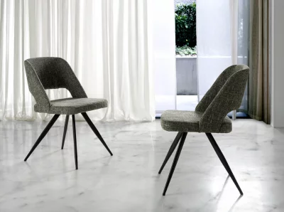 Стул с открытой спинкой 53X61X82 CM серый 5