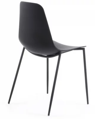 Стул на стальном каркасе Whatts 88X47X52 CM черный 3