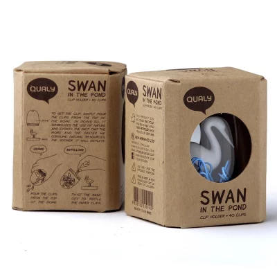 Держатель для скрепок swan in the pond 4