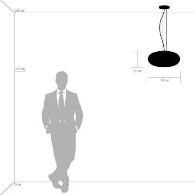 Подвесная люстра Meringe 47X47X20 CM 5