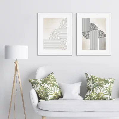 Диптих The Play of Forms No1 42X52 / 42X52 CM 4