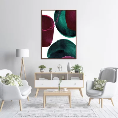 Постер на холсте Forms and colors 75X105 CM 3