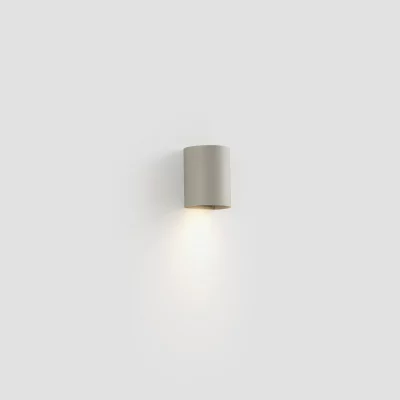 Серый круглый настенный светильник SOLE 10X8X6.5 CM 4