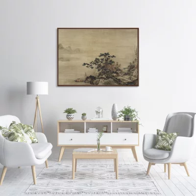 Постер Autumn Landscape in the Style of Sesshu 105X75 CM 3