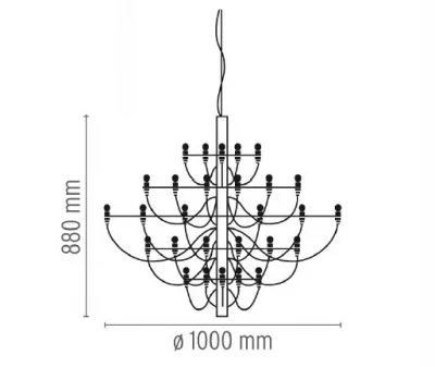 Подвесная люстра Flos 4