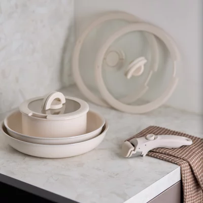 Сковорода с крышкой и съемной ручкой Smart Ceramic Ø28 CM 10