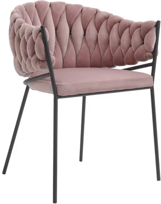 Стул Lind 60X53X77 CM розовый 4