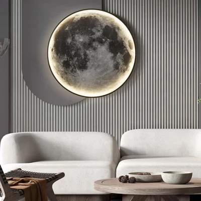 Настенный декоративный светодиодный светильник Moon 60X4X60 CM 3