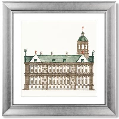 Диптих The City Hall in Amsterdam 61X61 / 61X61 CM 3